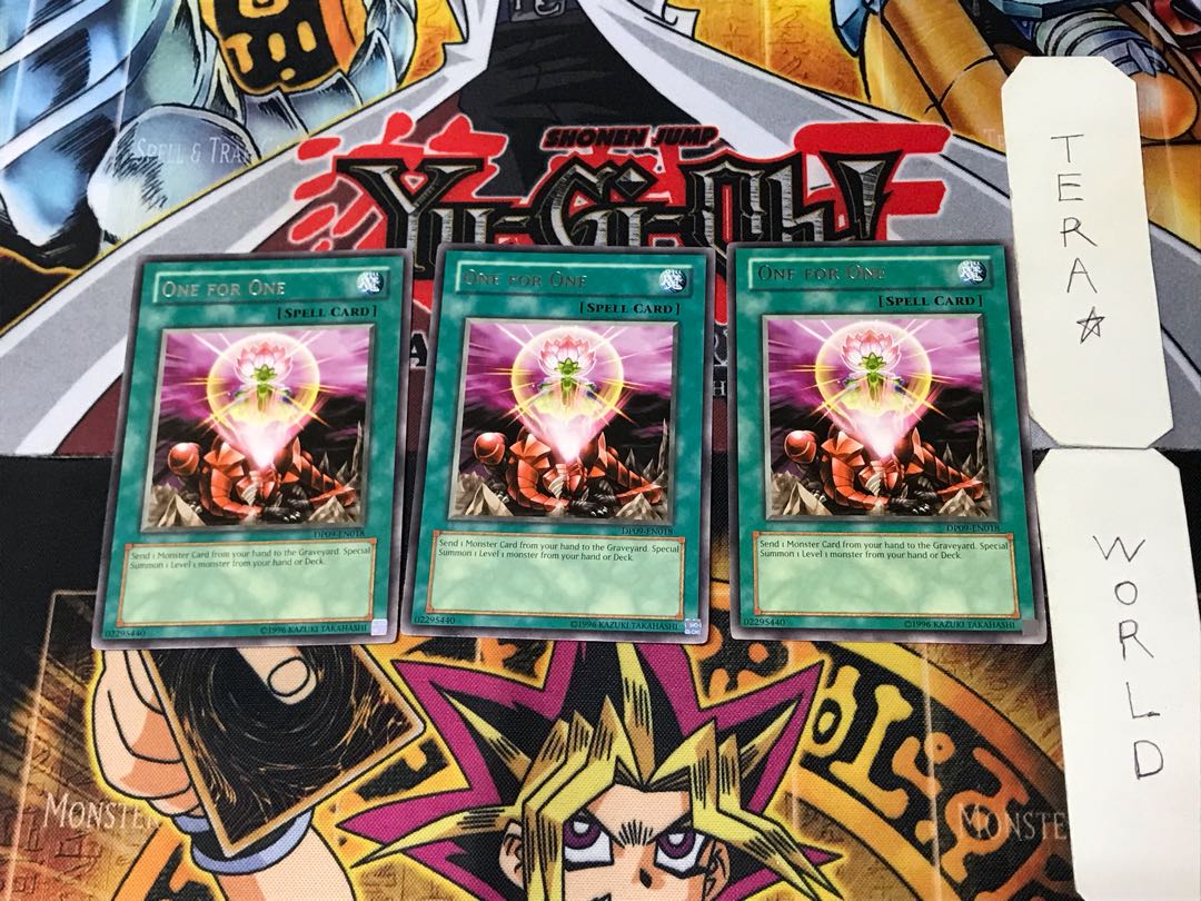 English One for One DP09 5 Rare Set of 3 Tera.