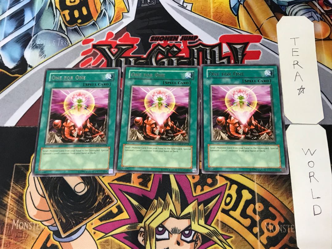 English One for One DP09 7 Rare Set of 3 Tera.