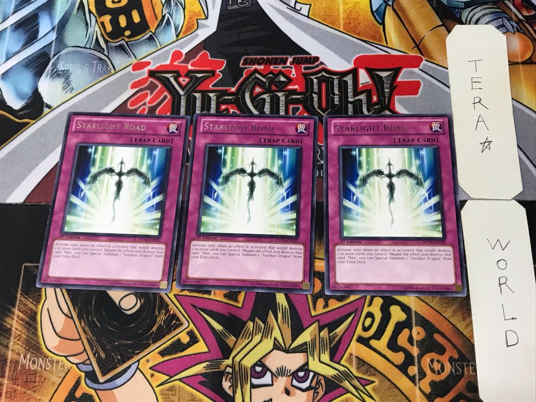 English Starlight Road DP10 1 rare, set of 3 Tera.