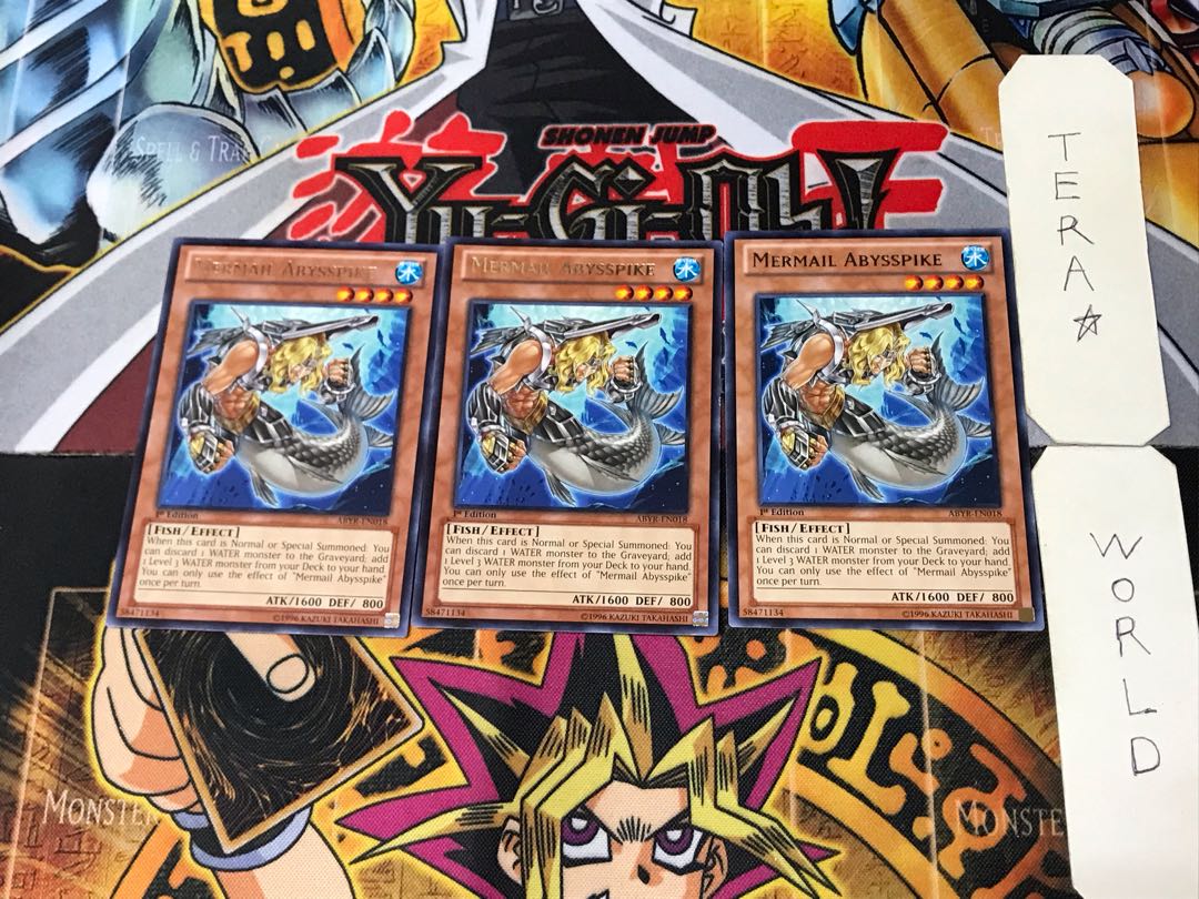 English Water Seirin - Abyss Bike ABYR 1 rare, set of 3 Tera.