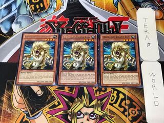 English Heraldic Beast Leo CBLZ 2 Rare Set of 3 Tera.