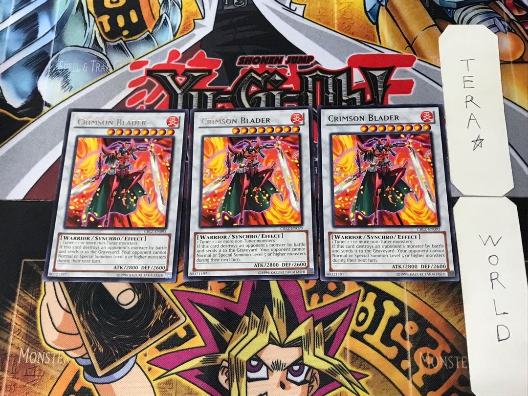 English Crimson Blader CBLZ 3 rare, set of 3 Tera.