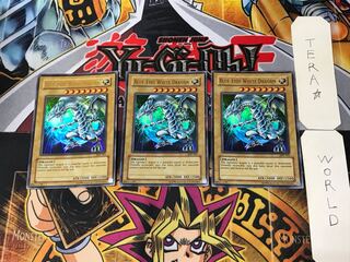 英語版 青眼の白龍 JMP 5 ウルトラ 3枚セット てら