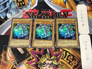 英語版 青眼の白龍 JMP 7 ウルトラ 3枚セット てら