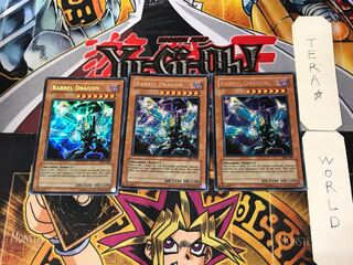 English Barrel Dragon VB5 10 Secret 3-card set Tera