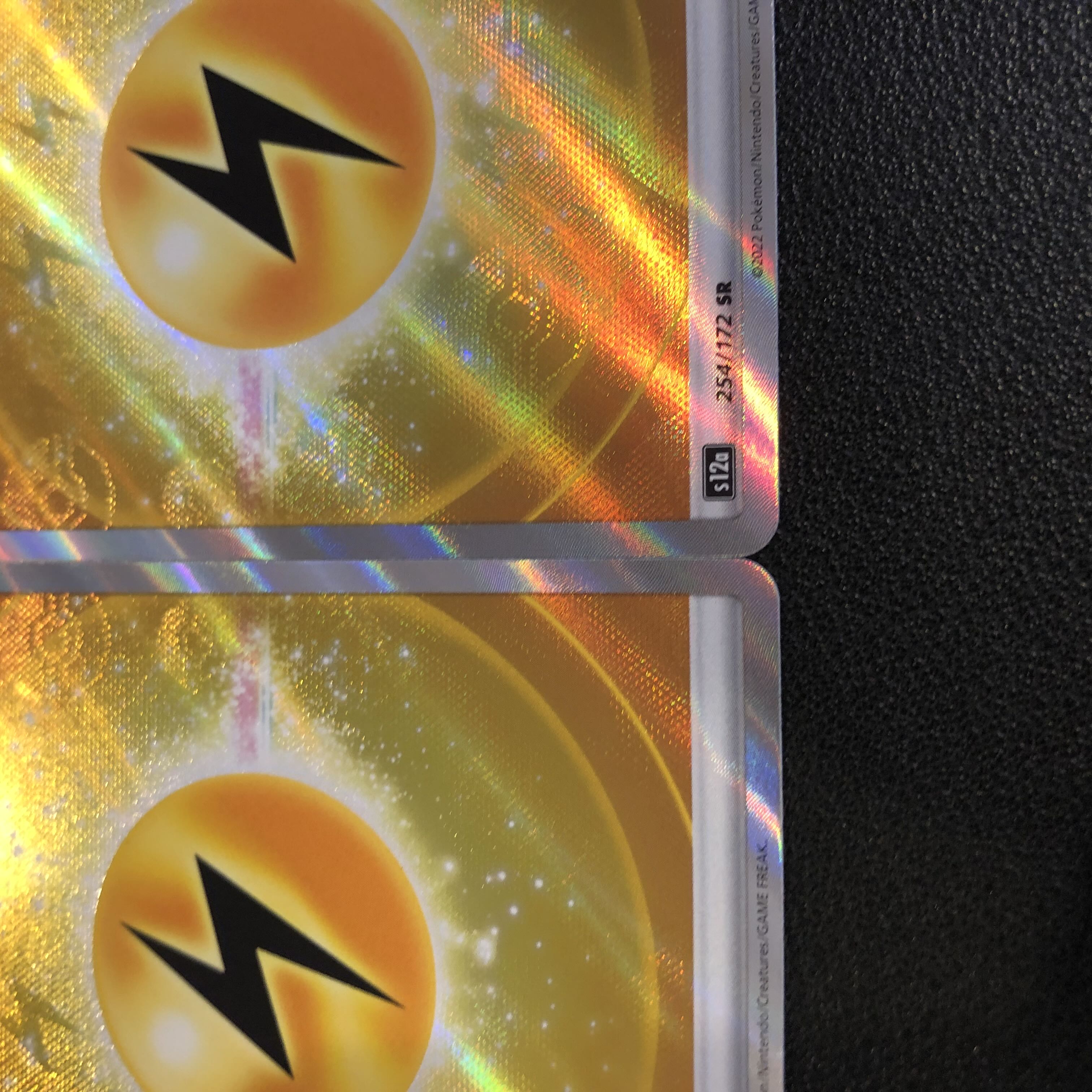 Basic LightningEnergy SR Pokémon cards, set of 2