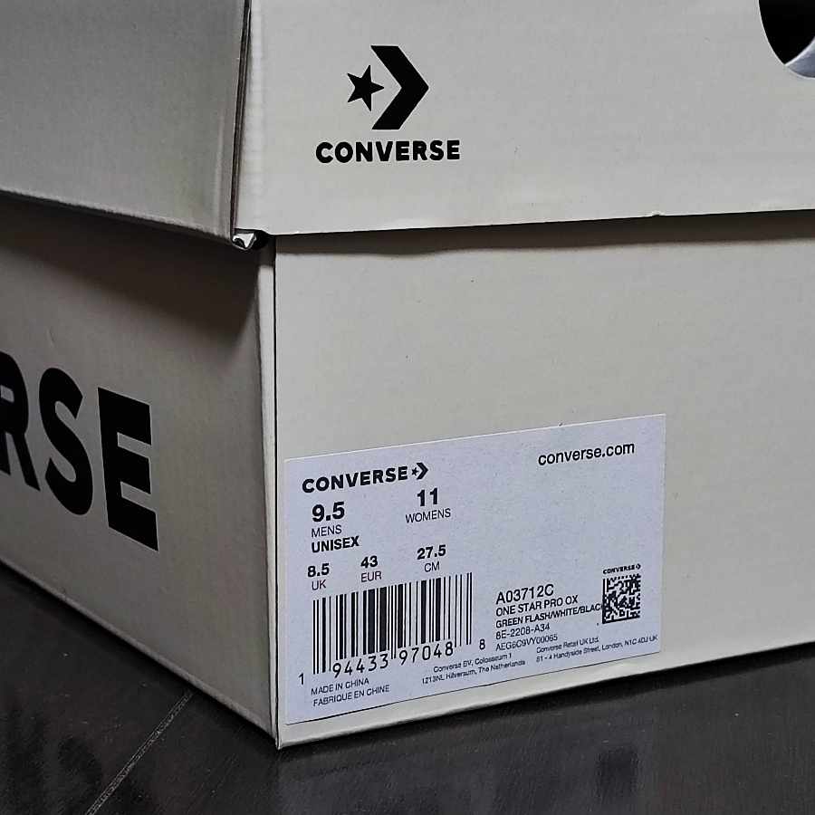 Converse One Star Pro Ox Stussy 8-Ball 27.5cm