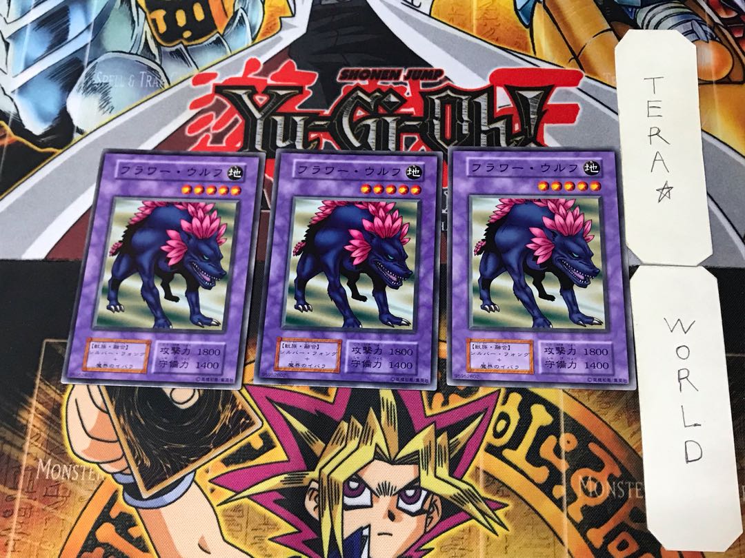 Flower Wolf 1 Early Normal Set of 3 Tera