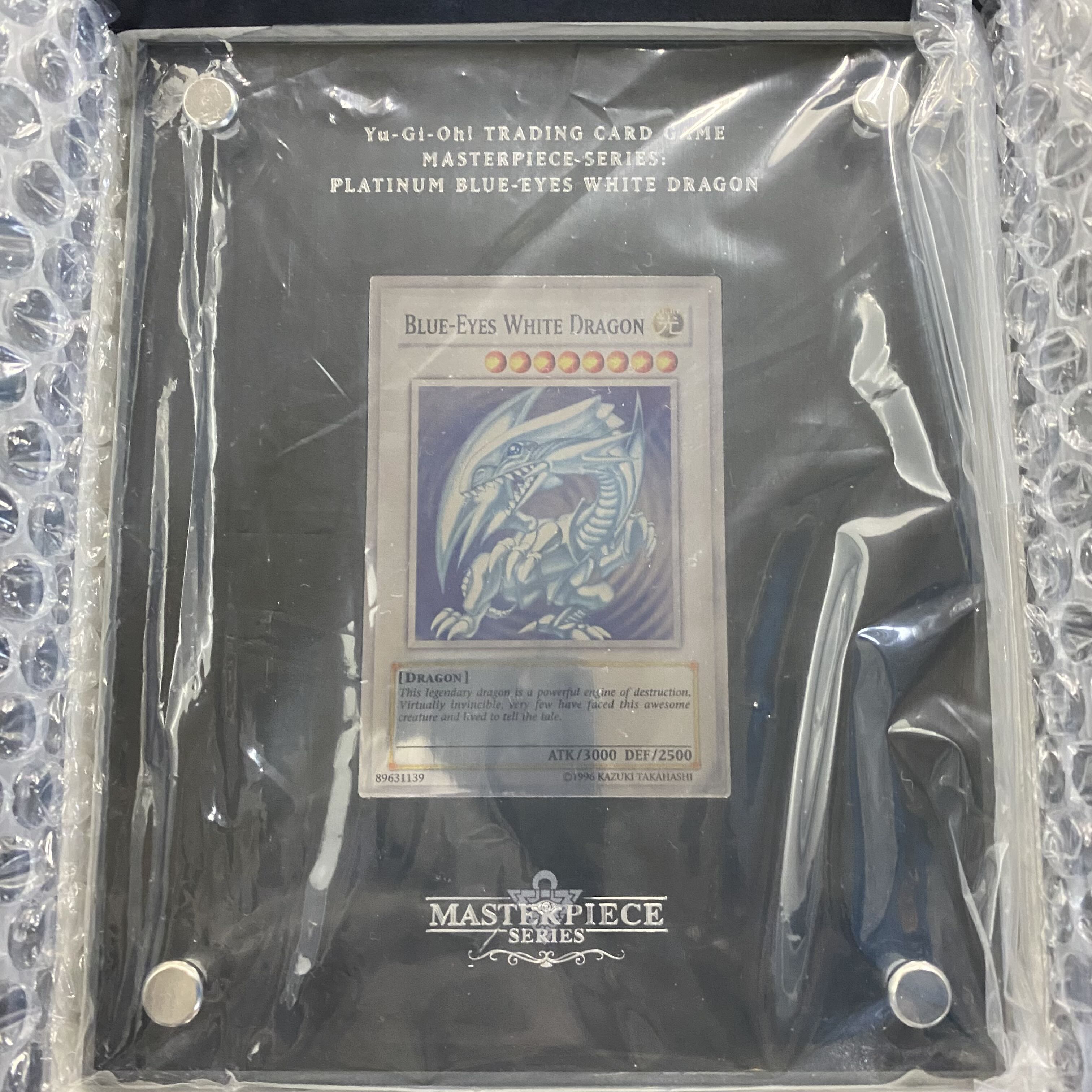 プラチナ 青眼の白龍 英語版/Platinum Blue-Eyes White Dragon (証明書付き) シリアルナンバーNo.082US