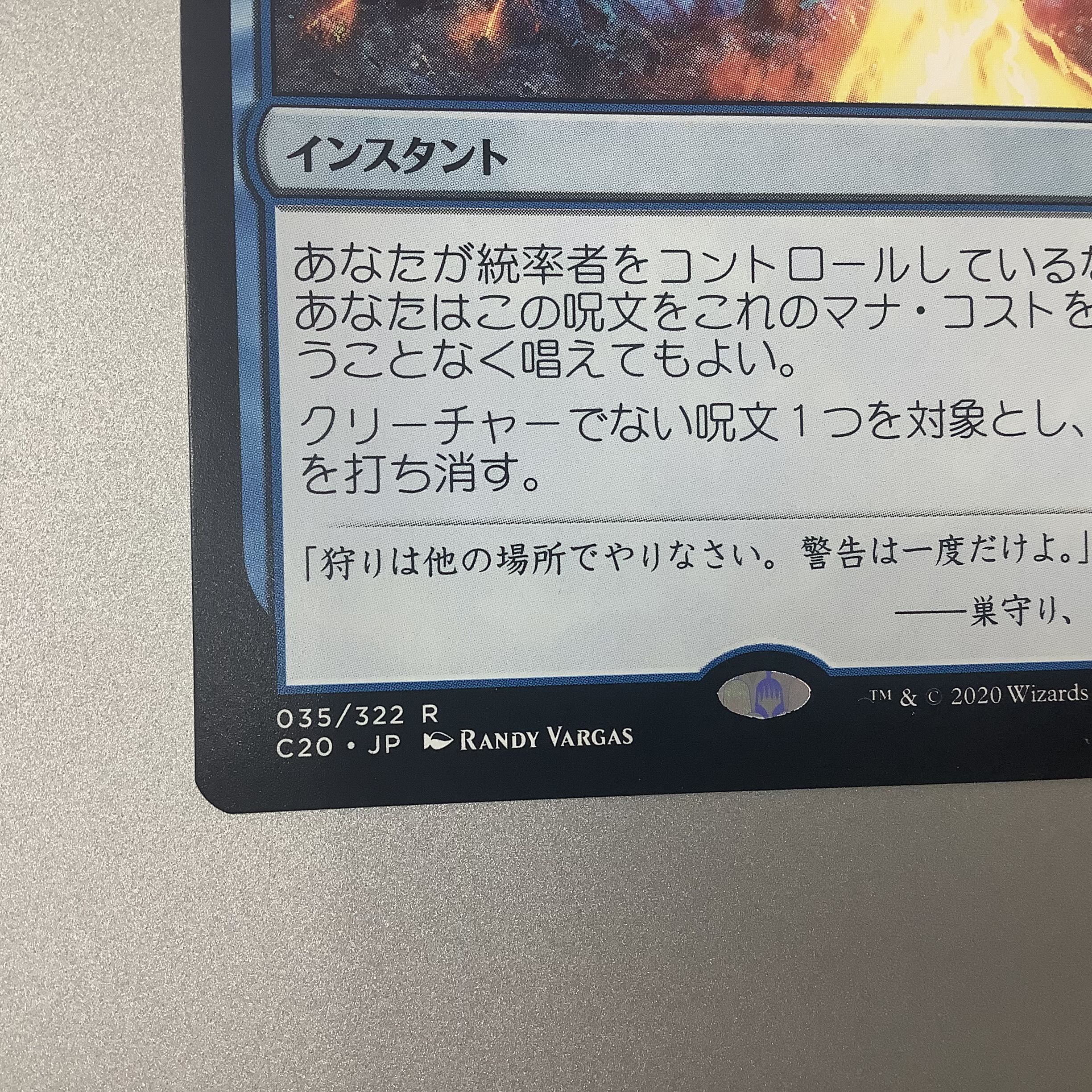 (Slight flaw) Fierce Guardianship C20 ②