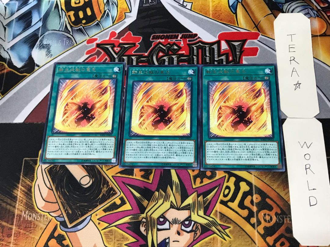 Will of the Salamangreat 5 rare, set of 3 Tera.