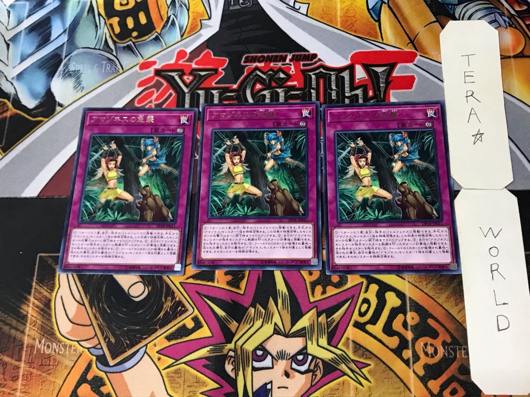 Amazoness Onslaught 1 Rare Set of 3 Tera.