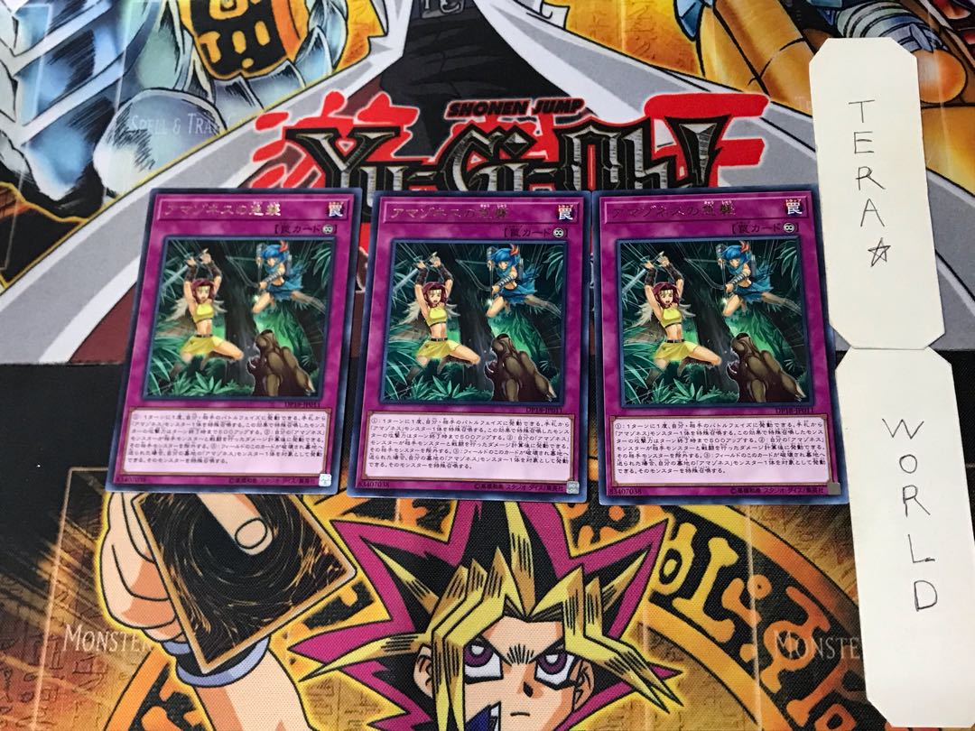 Amazoness Onslaught 2 Rare Set of 3 Tera.