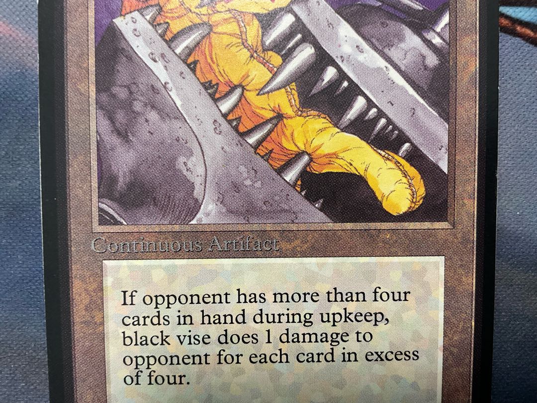 Beta Black Vise Shop Assessed