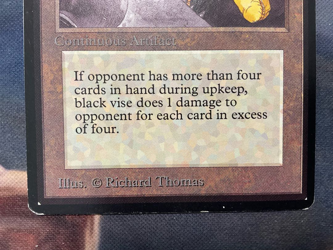 Beta Black Vise Shop Assessed