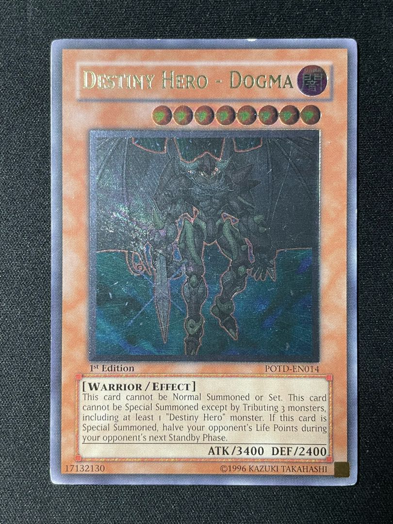 遊戯王 D-HERO ドグマガイ 英語 1st レリーフ