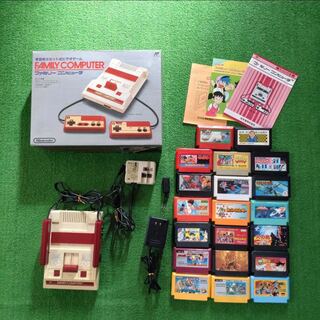 ファミリーコンピュータ 本体 ソフト カセット 20本 まとめ売り