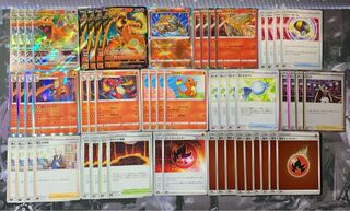 CharizardV VSTAR Dande Dangling Heatran Moltres Ultra Ball Rare Candy Professor's Research (Professor Magnolia) Magma Waterfall Pot Heat FireEnergy