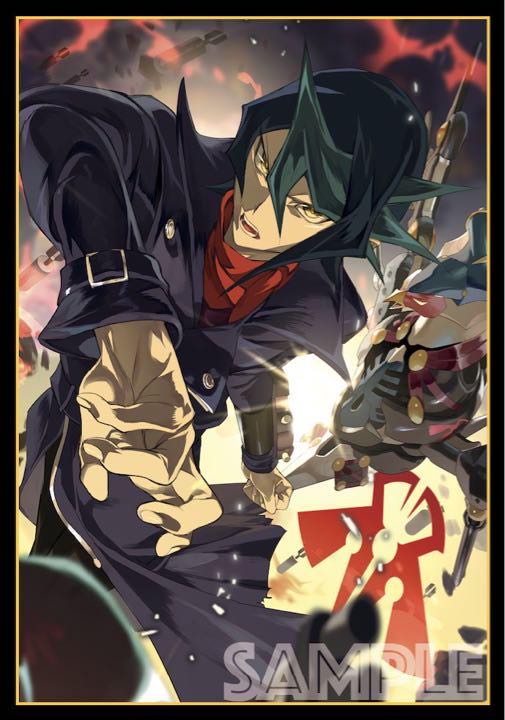 遊戯王 公式 プレイマット 黒咲隼&RR サテライト・キャノン