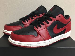 ナイキ エアジョーダン1 ロー "バーシティレッド" 26cm