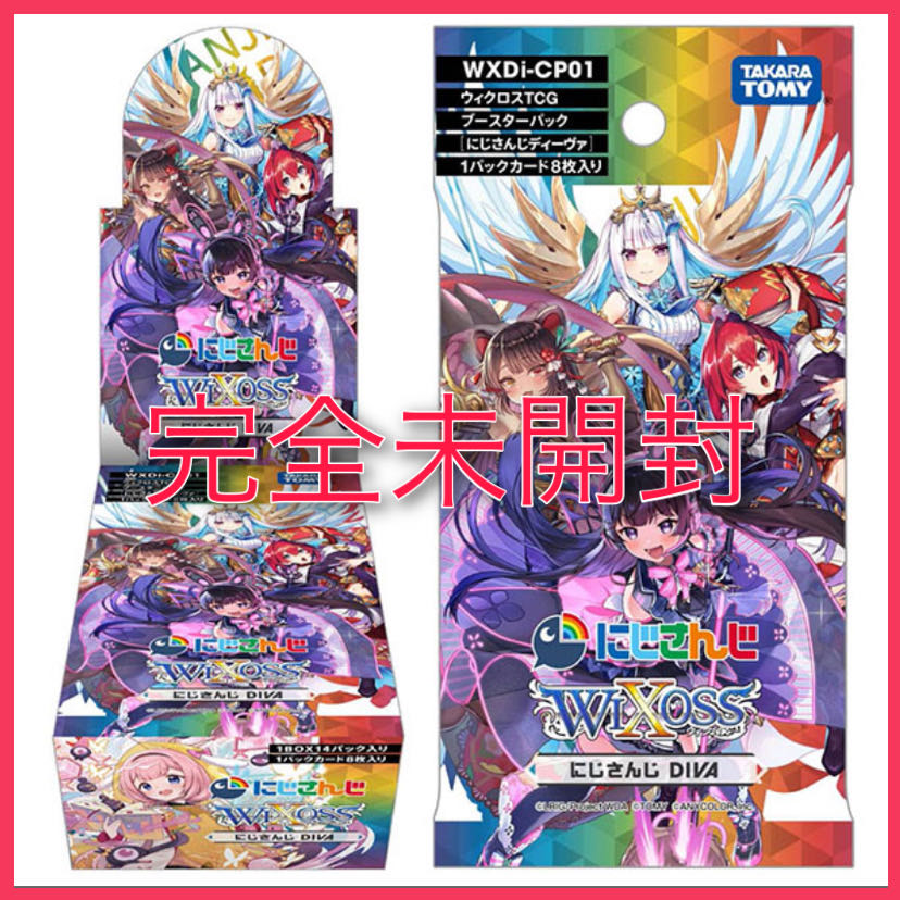 Wicross TCG Flareon Pack Nijisanji DIVA Carton 16BOX First Limited Edition Promotional Cards Included