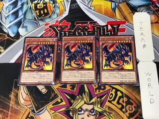 Red-Eyes Toon Dragon 4 rare, set of 3 Tera.