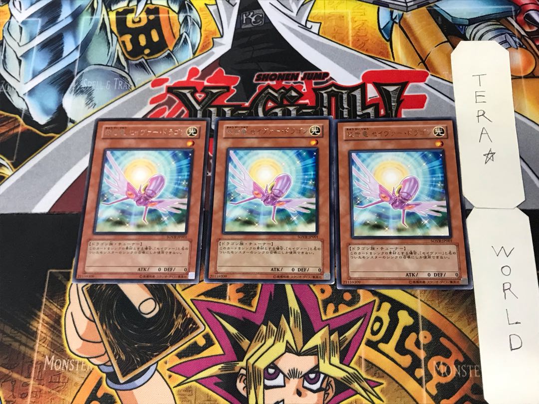 救世竜 セイヴァー・ドラゴン 1 レア 3枚セット てら