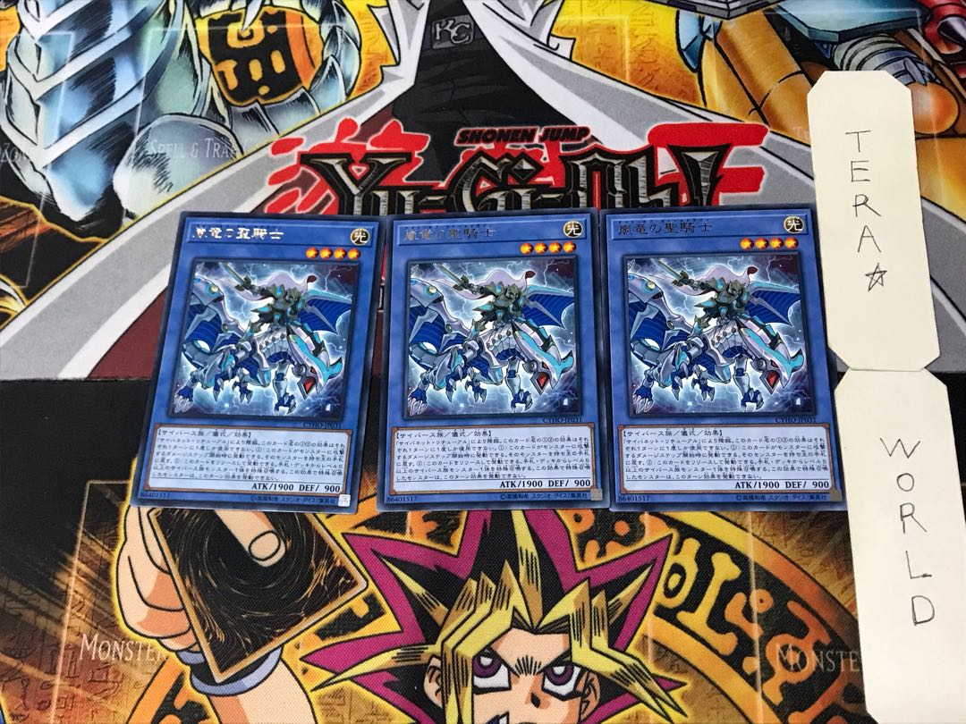 Paladin of Storm Dragon 1 rare, set of 3 Tera.