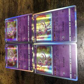 Pokémon Card Mew Set of 4 Mirror