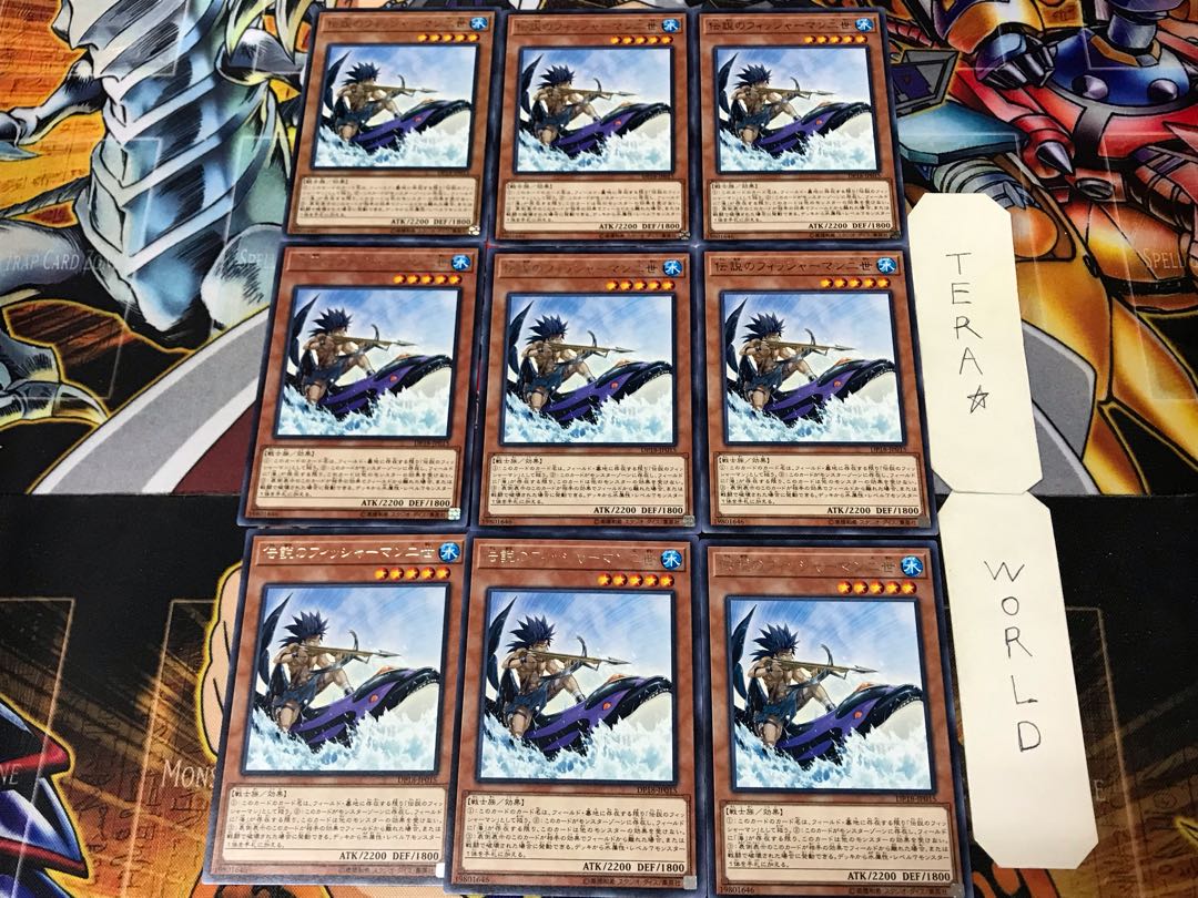 The Legendary Fisherman Nisei 1 rare, set of 9 tera