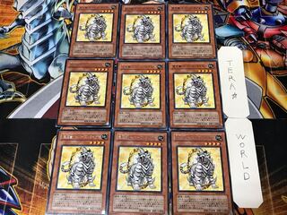 Crystal Beast Topaz Tiger 2 rare, set of 9 Tera.