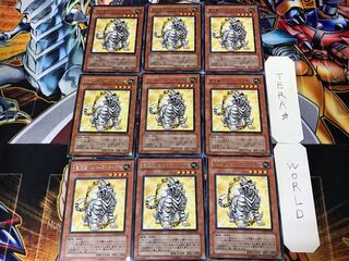 Crystal Beast Topaz Tiger 3 rare, set of 9 Tera.