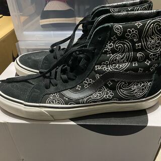 VANS ハイカット　ペイズリー　27.5センチ 27.5cm