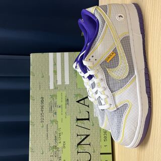 ユニオン La × ナイキ ダンク ロー パスポートパック "コートパープル” 27cm