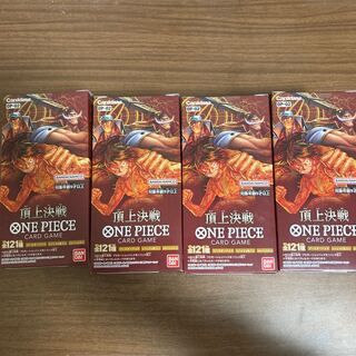 One Piece Card Game: Summit Decisive Battle 4box, new, unopened.