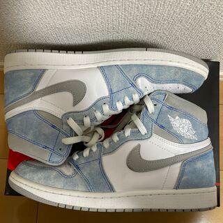 ナイキ エアジョーダン 1 レトロ ハイ Og ハイパー ロイヤル/ホワイトライト スモーク グレー 555088-402 28cm