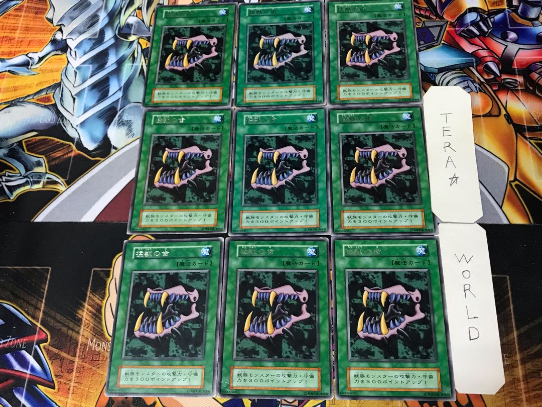 猛獣の歯 1 初期 レア 9枚セット てら