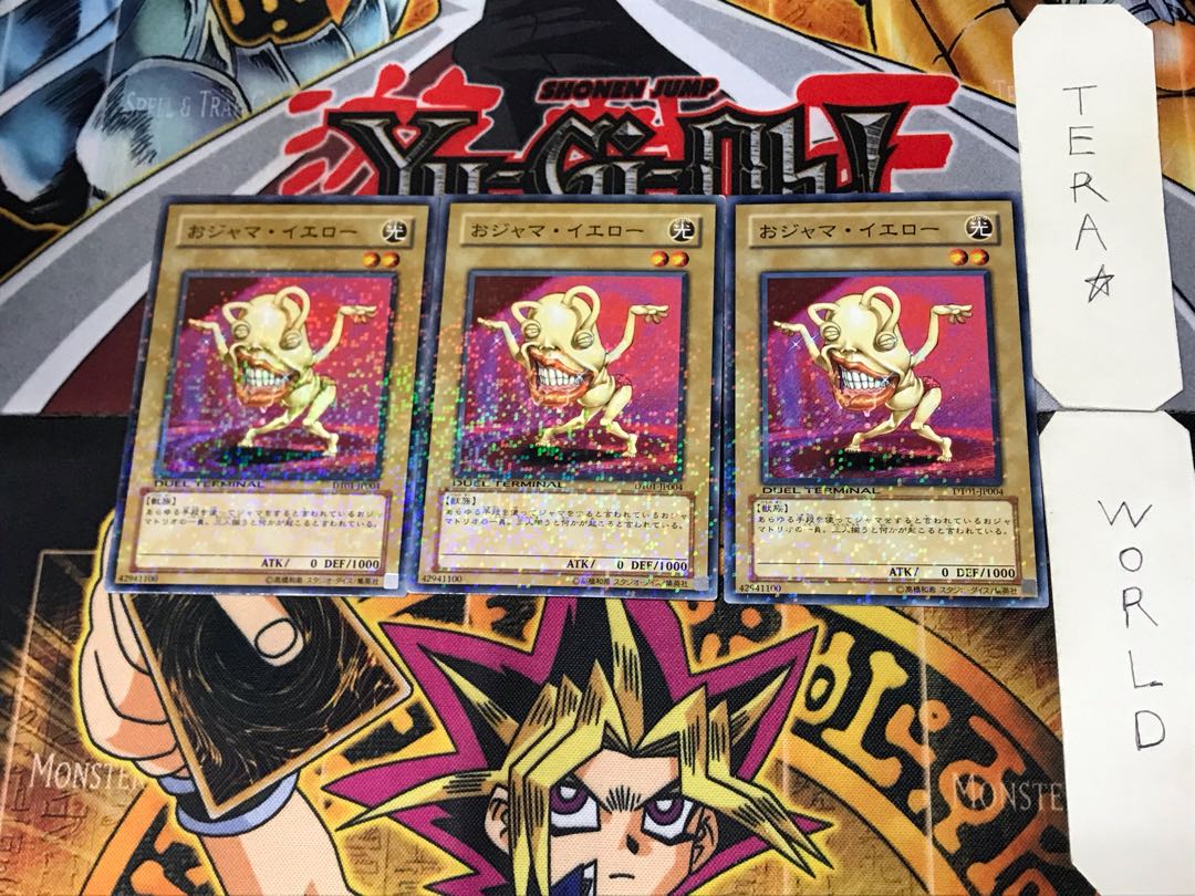 Ojama Yellow 3 Dueling Terminals, Set of 3, Tera