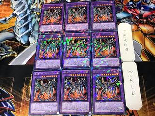 Armored Black Dragon - Cyber Dark Dragon 2 Duel Terminal, set of 9 cards, Tera.