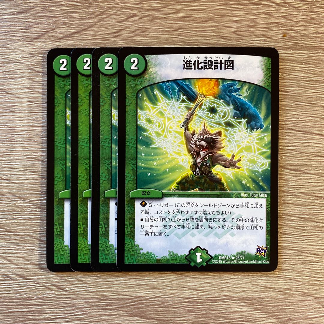 Evolutionary blueprints R 25/71 Set of 4 (2)