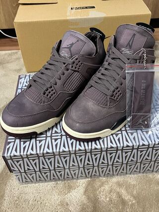 ア・マ・マニエール × ナイキ エアジョーダン4 "バイオレット オレ" 27cm