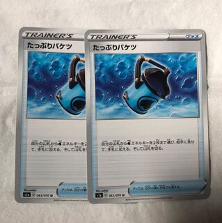 たっぷりバケツ二枚セット