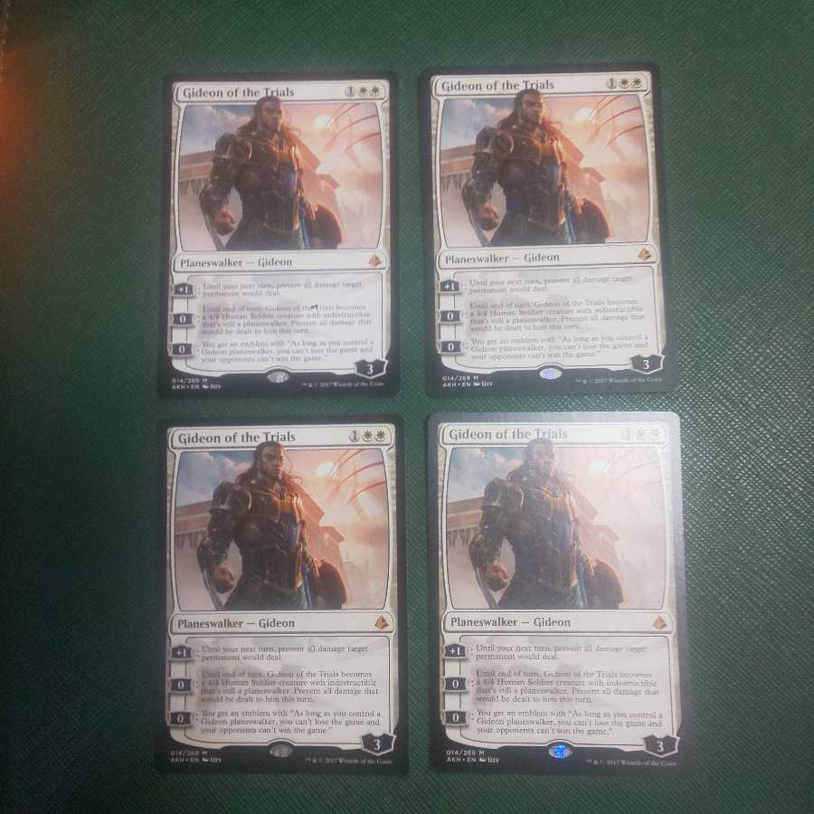 試練に臨むギデオン 4枚セット