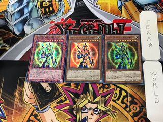 Black Luster Soldier -Emissary of Creation- 4 Millennium Super 3-Card Set Tera