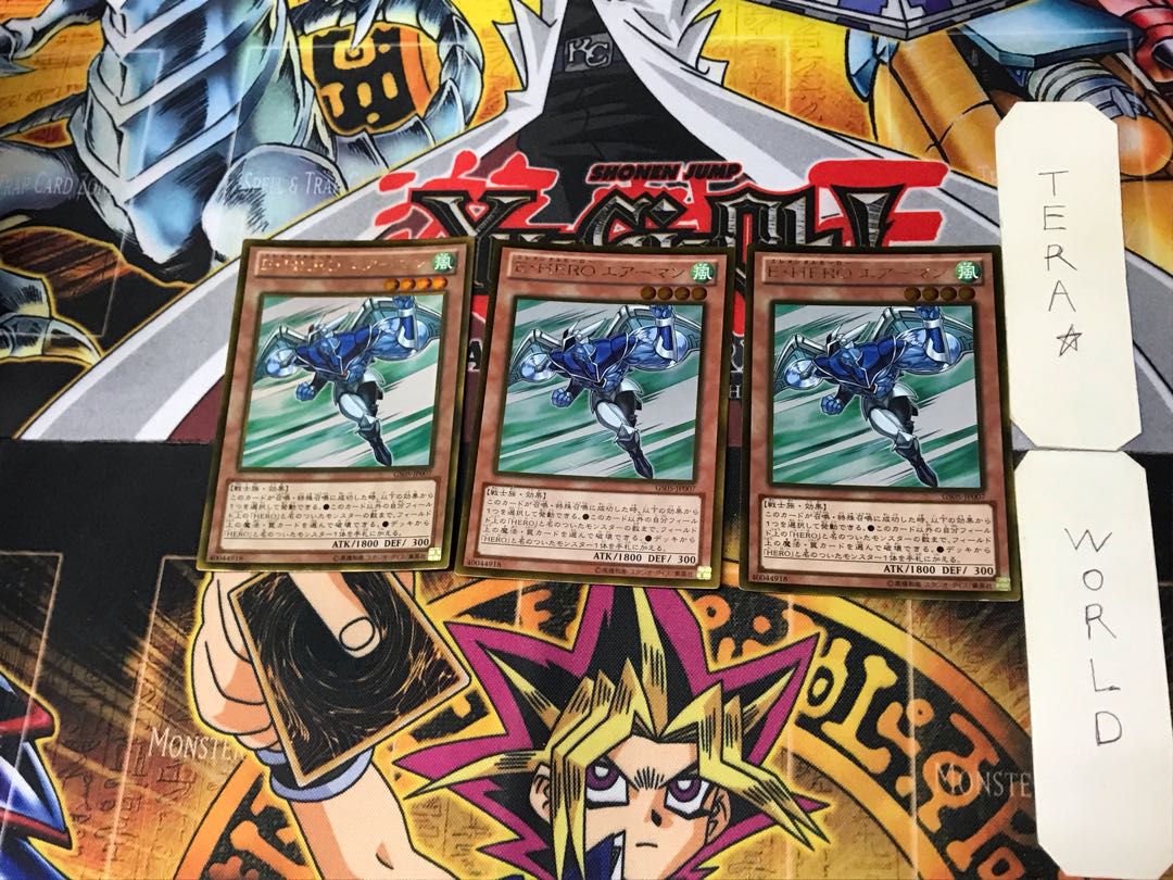 Elemental HERO Stratos 5 Gold Set of 3 Tera