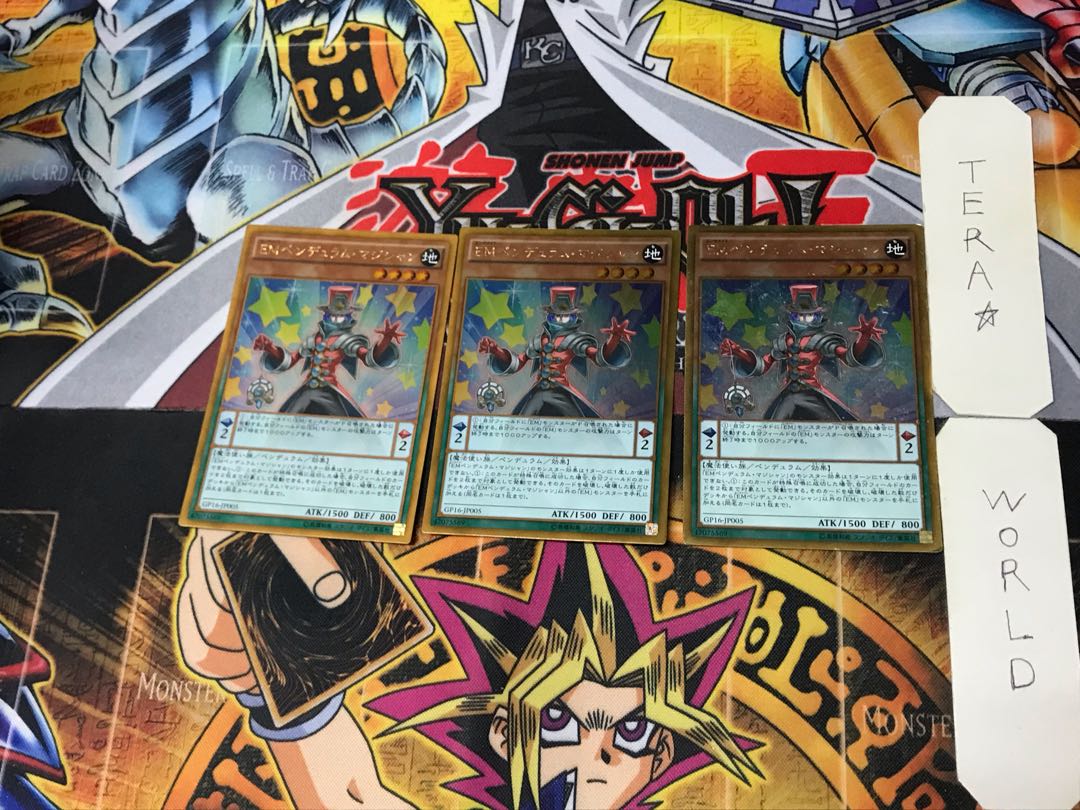 Performapal Pendulum Sorcerer 5 gold, set of 3 tera