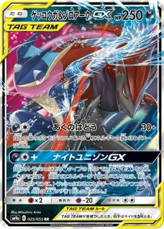 Greninja & ZoroarkGX RR 025/055