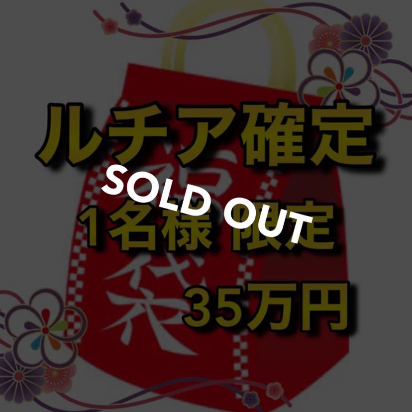 【売り切れ】ルチア入れました！35万円福袋　1名様限定