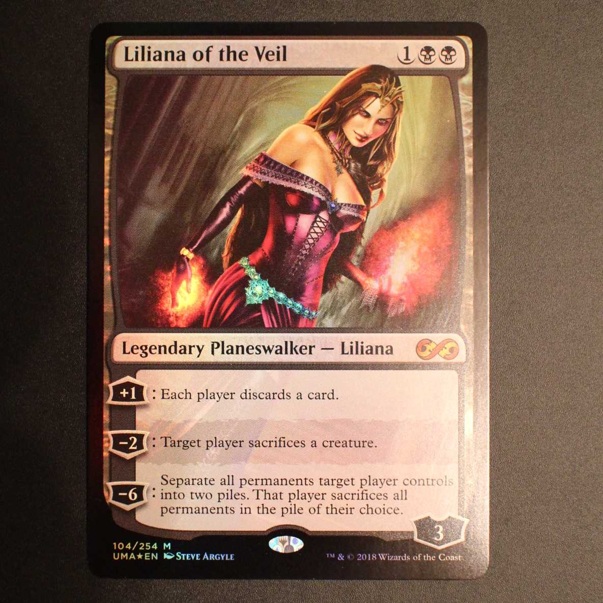 UMA【ヴェールのリリアナ】英語 Foil 1枚