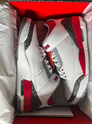 Nike Air Jordan 3 Retro OG "Fire Red" (2022) 28cm